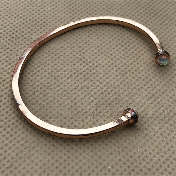 Kendra Scott Bracelet cuff antique gold Tone Thin - Picture 8 of 13